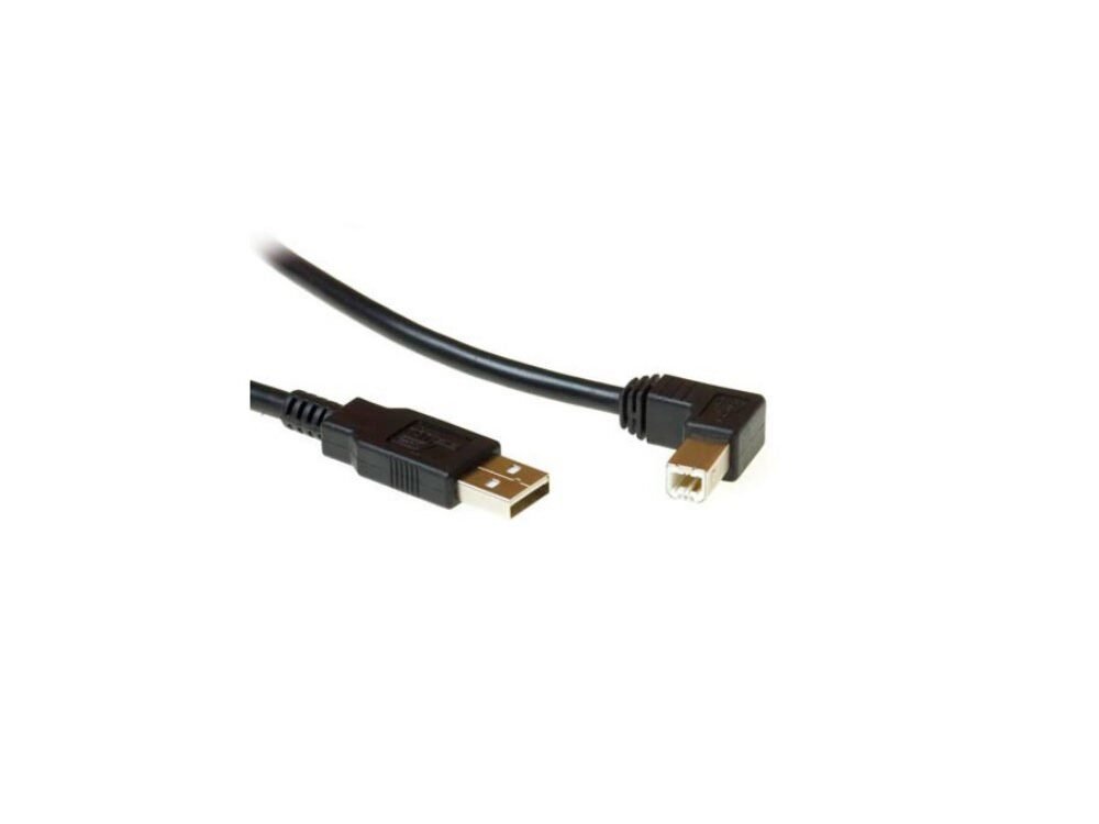 ACT | USB 2.0 Kabel | USB-A naar USB-B (Haaks)