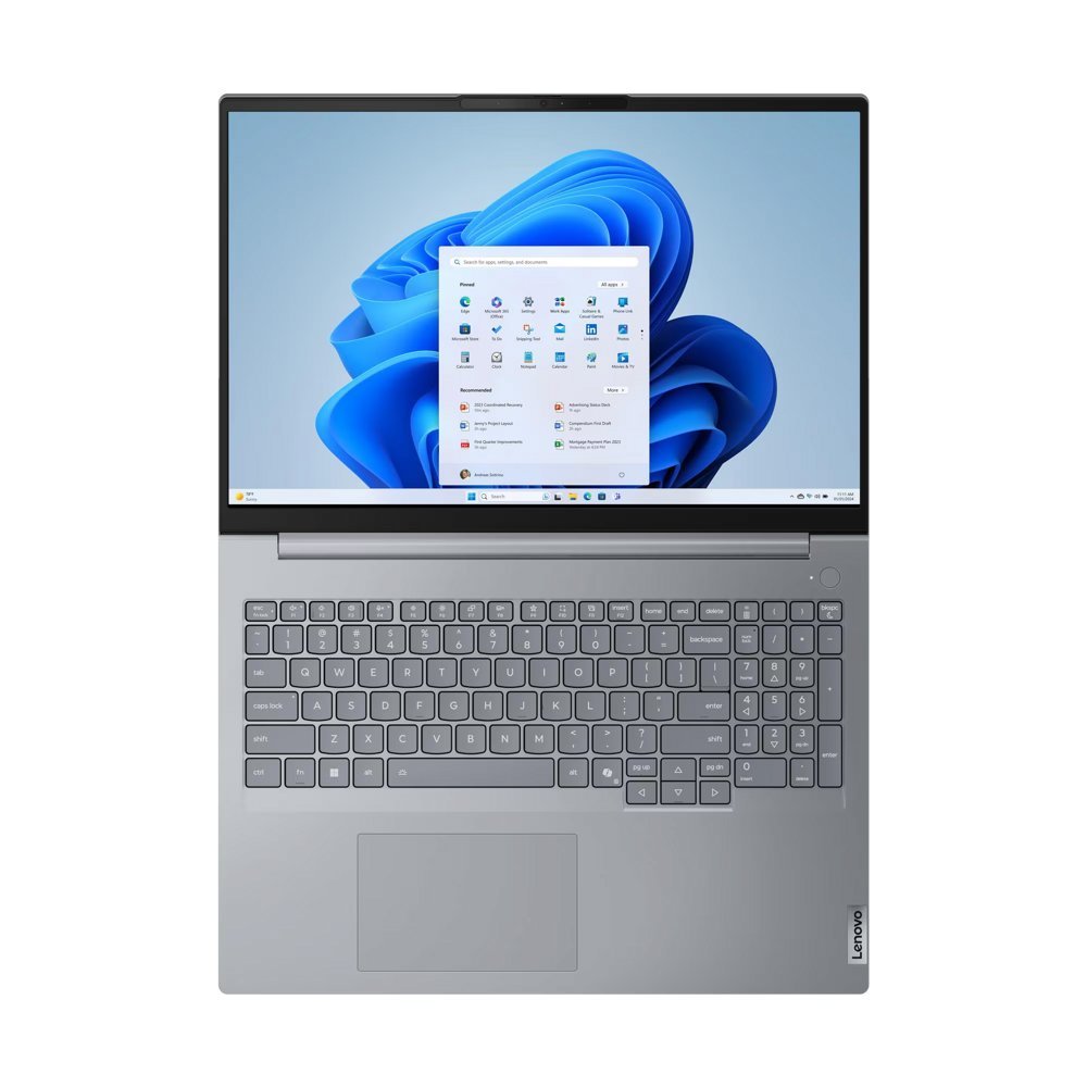 Lenovo ThinkBook 16 G8 | 16" WUXGA IPS (1920x1200) | Intel Core Ultra 5 225U | 16GB DDR5 RAM | 512GB SSD | Windows 11 Professional | Grijs - Afbeelding 11