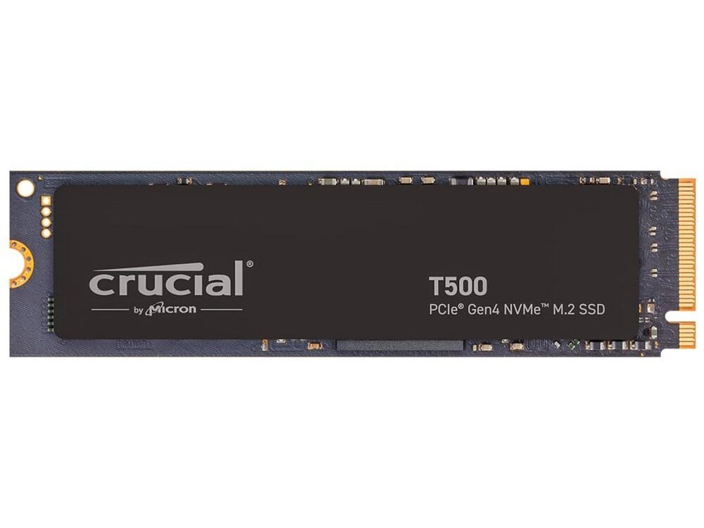 Crucial T500 | 2 TB NVMe SSD | M.2 Gen 4 | 7.400 MB/s Lezen | 7.000 MB/s Schrijven