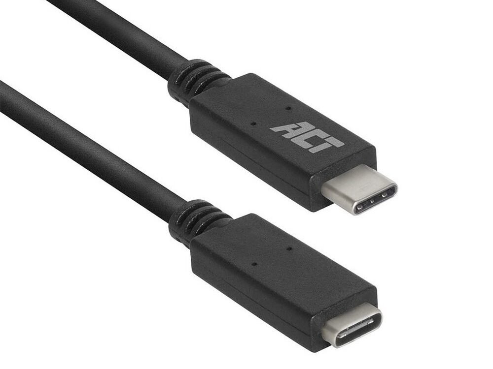 ACT AC7412 | USB 3.2 Gen 1 Kabel | USB-C naar USB-C | 2m | Zwart