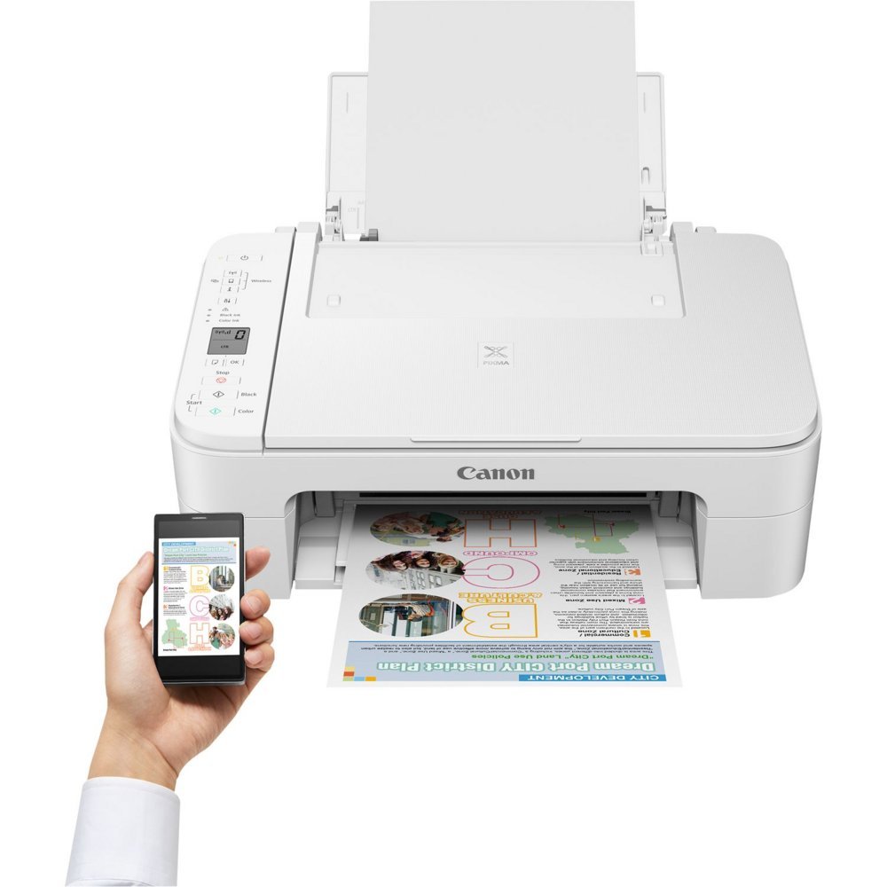Canon PIXMA TS3351 | All-in-One Inkjetprinter | 4800 x 1200 DPI | Wi-Fi | Kleur | Wit - Afbeelding 8
