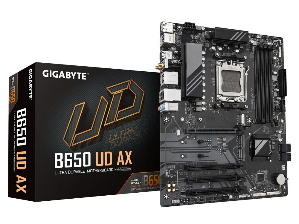 Gigabyte B650 UD AX | Socket AM5 | AMD B650 | 4xDDR5 | ATX | Moederbord