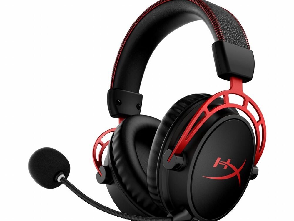 HyperX Cloud Alpha | Draadloze Over-ear Gaming Headset | USB-A | Zwart/Rood