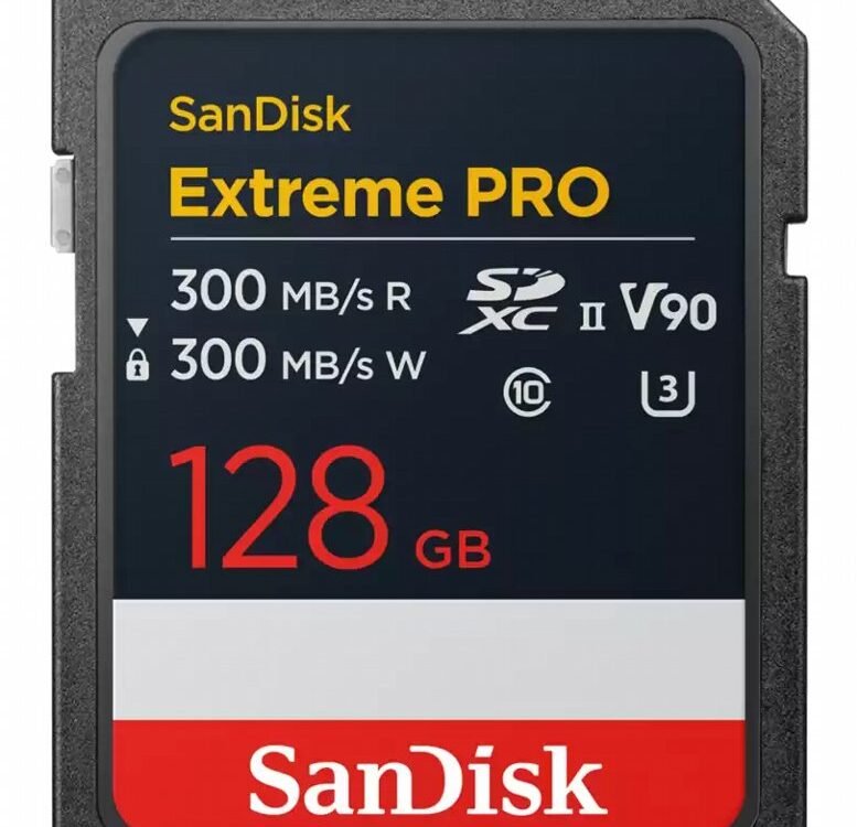 SanDisk Extreme PRO | 128GB SDXC Geheugenkaart | UHS-II Klasse 10