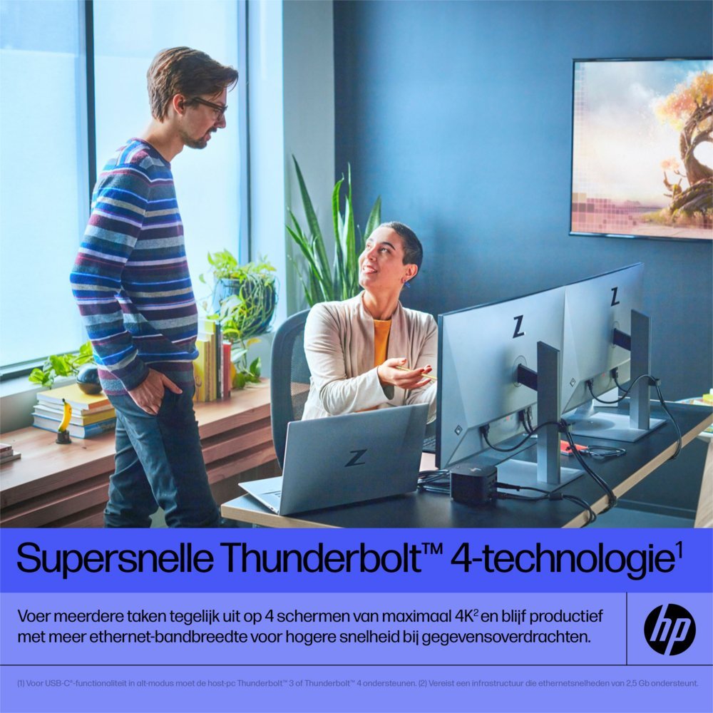 HP G4 Docking Station | Thunderbolt 120W | Zwart - Afbeelding 8
