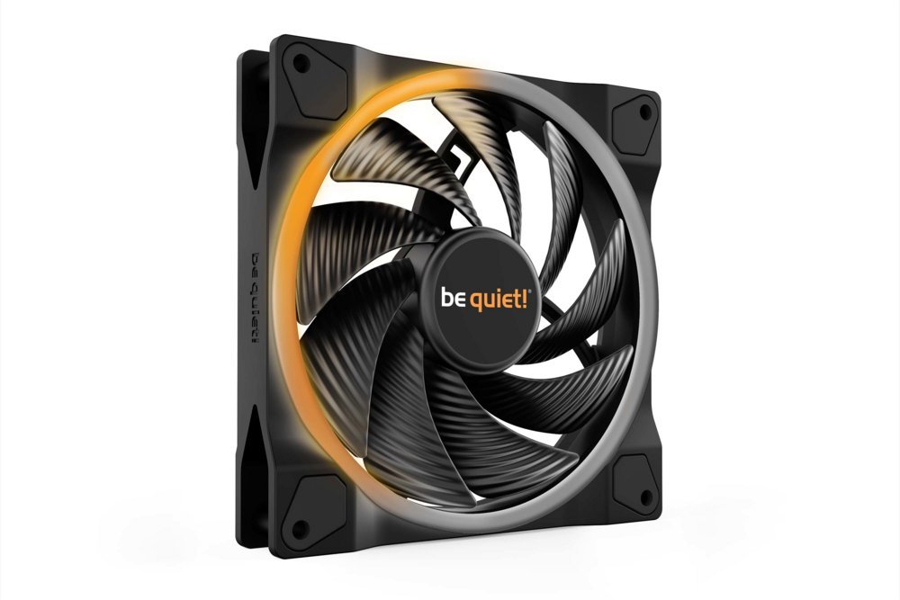 be quiet! Light Wings 140mm PWM High-Speed | Behuizingsventilator 14 cm | Zwart | 1 Stuk