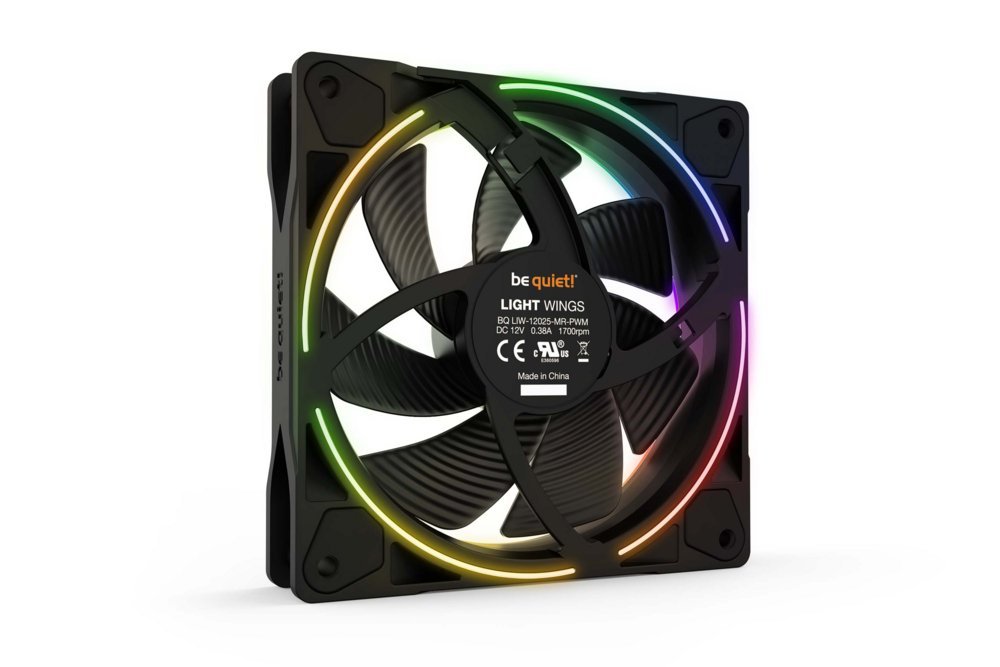 be quiet! Light Wings | 120mm PWM Behuizingsventilator | Zwart | 3 Stuks - Afbeelding 5