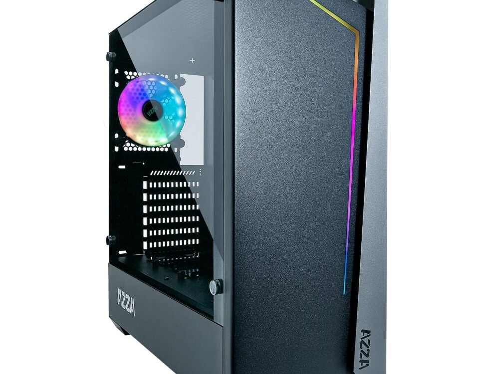 Azza Apollo 430 RGB | Midi Tower Case | Zwart