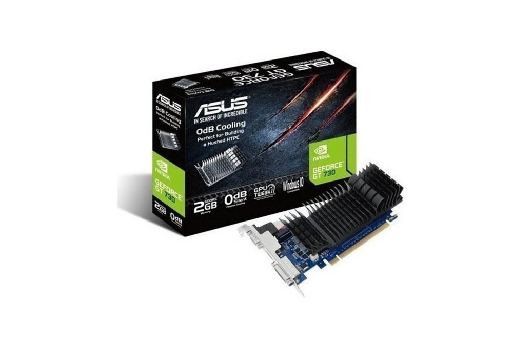 Asus GeForce GT 730 | 2GB GDDR5 VRAM | Low Profile | Videokaart | GPU | Nvidia