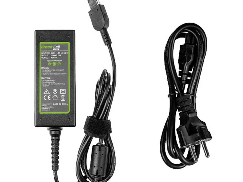 Green Cell PRO AC AD64P | Laptopadapter | 20V 2.25A 45W | Voor Lenovo G40-30/G50-serie | Zwart