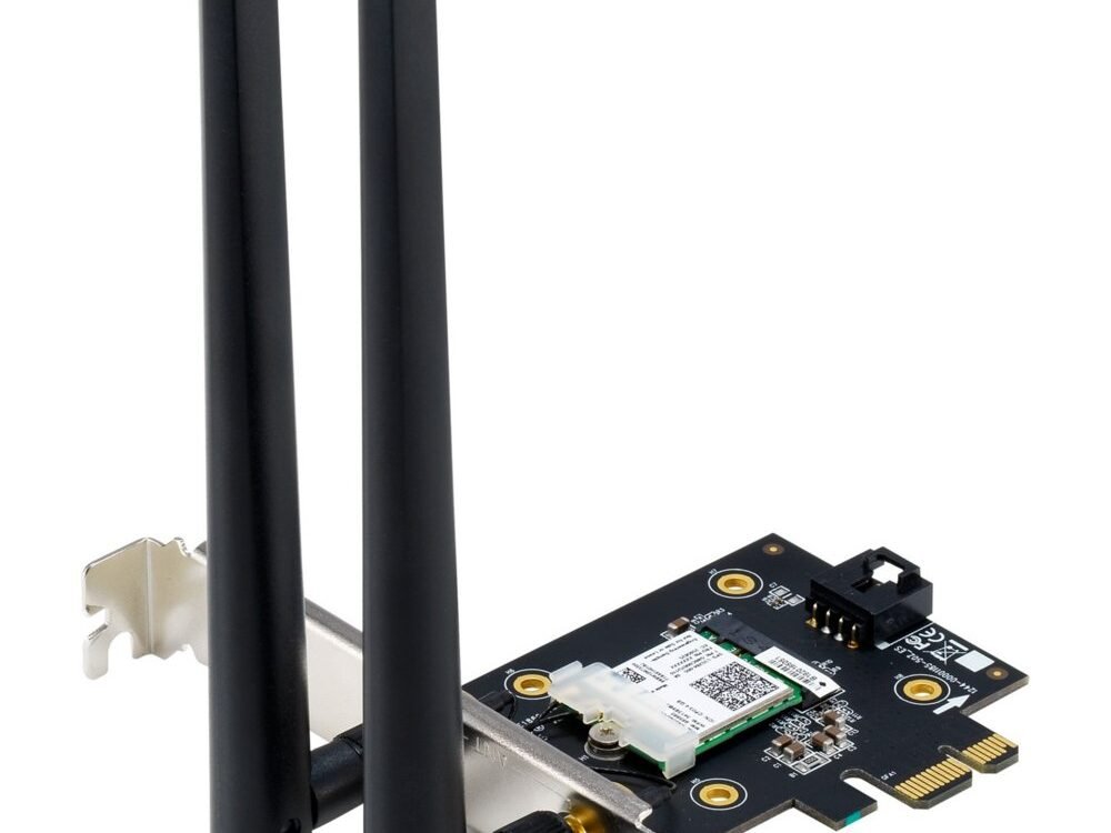 US PCE-AX3000 | Interne Wi-Fi 6 & Bluetooth Adapter | PCIe | Dual-band 3000 Mbps | Inclusief antennebasis