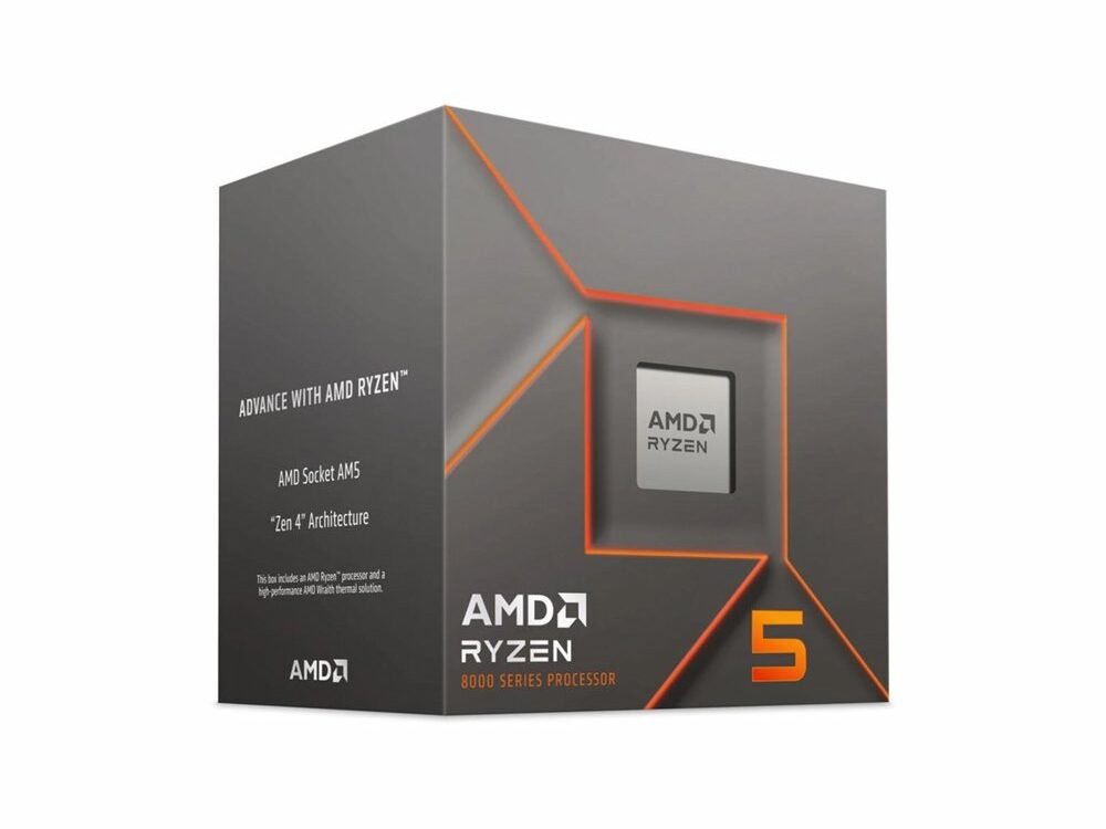 AMD Ryzen 5 8400F | 6 Core | 4,2GHz (4,7GHz Turbo) | AM5 | Processor | CPU