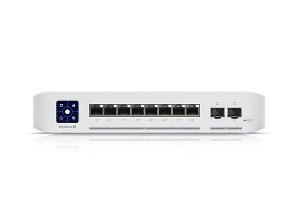 Ubiquiti UniFi Enterprise 8 PoE | Managed L3 Switch | 8x 2.5G Ethernet | PoE | Roestvrijstaal