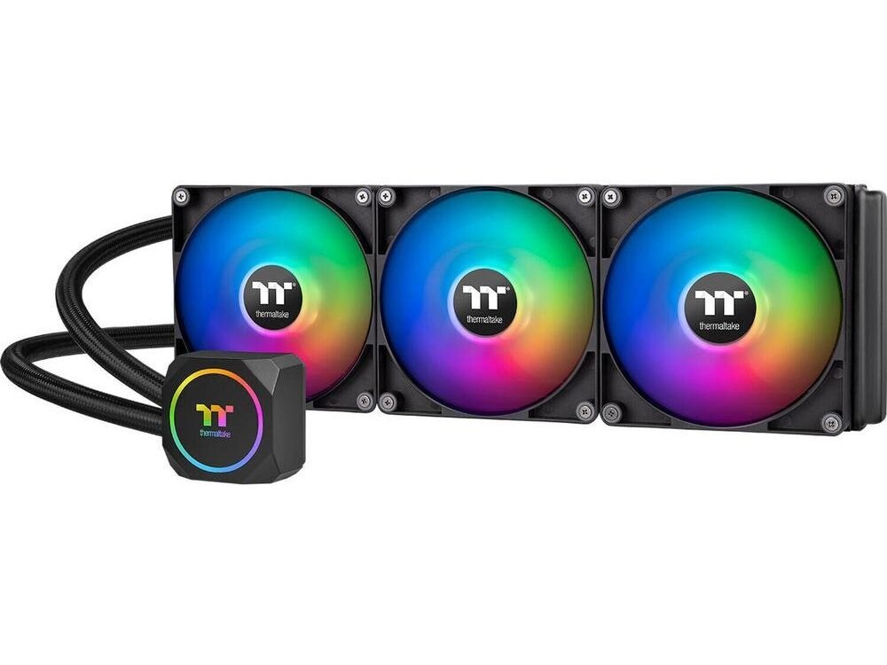 Thermaltake TH420 ARGB Sync | 420 mm AIO Liquid Cooler | Zwart