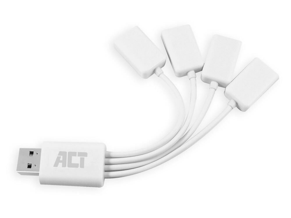 ACT AC6210 | Interface Hub | USB 3.2 Gen 1 (3.1 Gen 1) Type-A | 480 Mbit/s | Wit