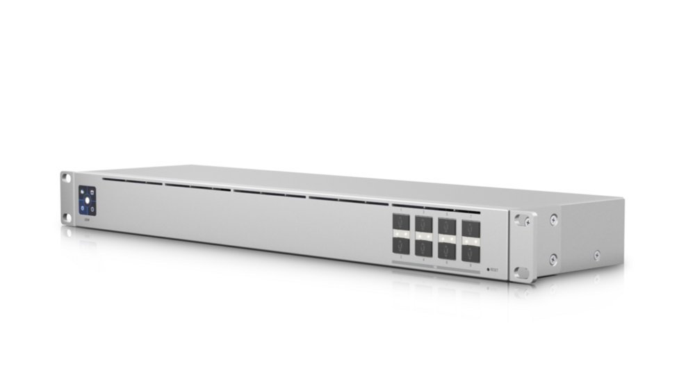 Ubiquiti Networks USW-Aggregation | Managed L2 Switch | 8 Poorten | 10G SFP+ | 1U Rackmount | Zilver