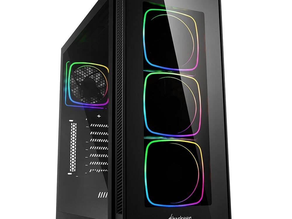 Sharkoon TG6 RGB | Midi Tower Case | Zwart