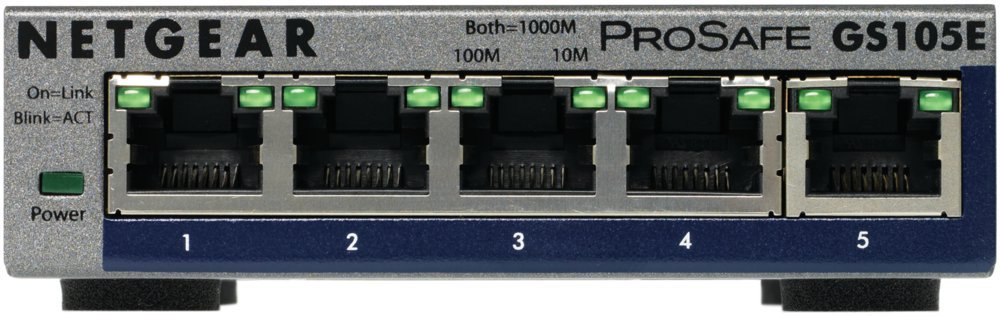 Netgear GS105E-200PES | 5-poorts Gigabit Smart Managed Plus Switch | VLAN/QoS | Webbeheer | Compact - Afbeelding 3