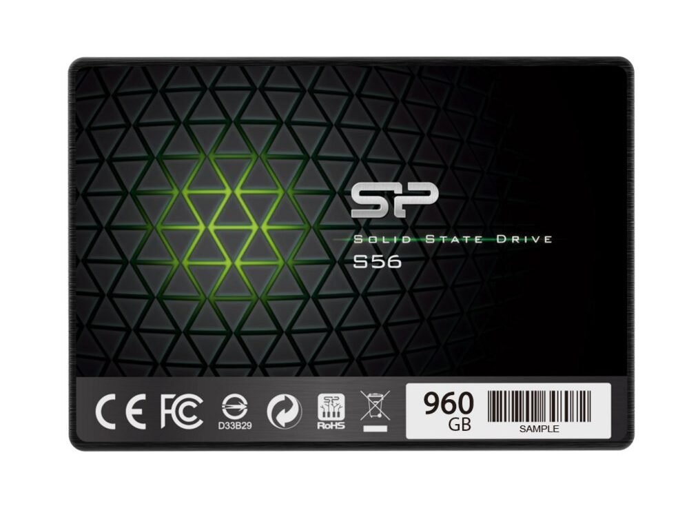 Silicon Power Slim S56 | 480GB SATA SSD | 2.5'' | 560MB/s Lezen | 530MB/s Schrijven