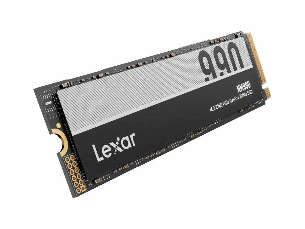 Lexar NM990 | 4TB NVMe SSD | M.2 | Gen5 | 14.000MB/s Lezen | 12.000MB/s Schrijven