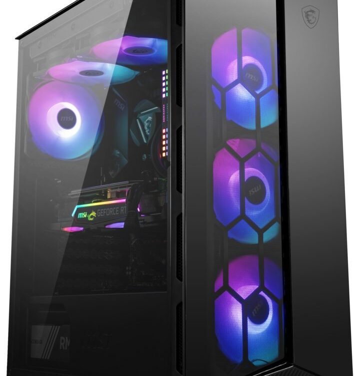 MSI MPG Gungnir 110R RGB | Midi Tower Case | Zwart