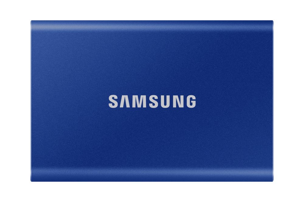 Samsung T7 | Externe SSD | 2TB | USB 3.2 Gen2 | 1.050MB/s Lezen | 1.000MB/s Schrijven | Blauw