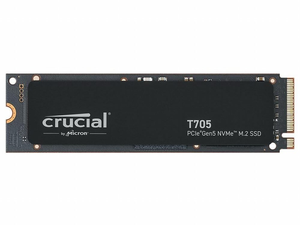 Crucial T705 | 1TB NVMe SSD | M.2 Gen5 | 13.600 MB/s Lezen | 10.200 MB/s Schrijven