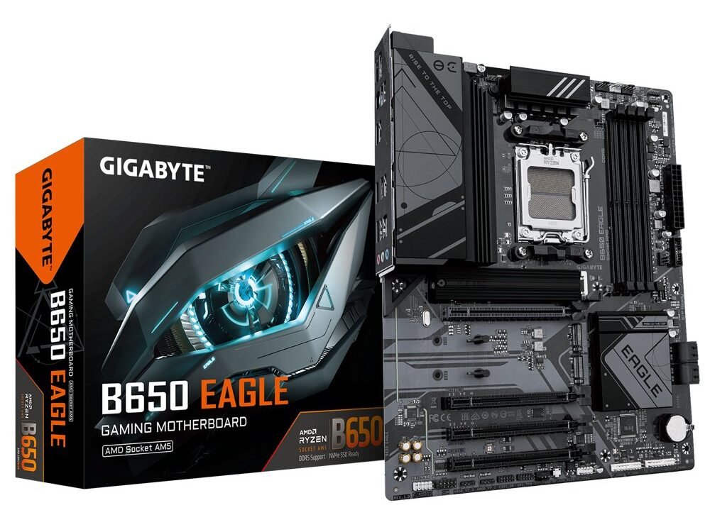Gigabyte B650 EAGLE | Socket AM5 | AMD B650 | 4xDDR5 | ATX | Moederbord