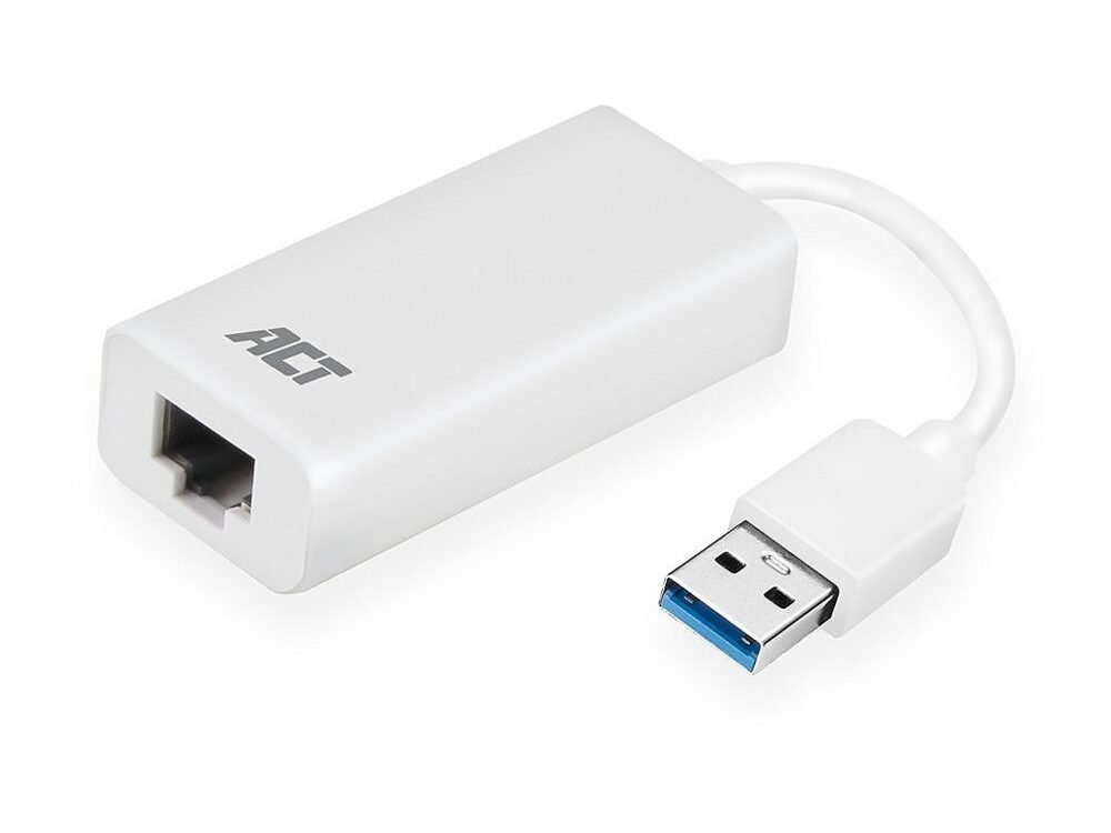 ACT AC4410 | USB 3.2 Gen1 Gigabit Ethernet Adapter | 1000 Mbps | Wit