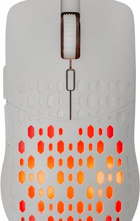 Baracuda OCTOPUS RGB | Bekabelde Gaming Muis | Rechtshandig | USB-A | 3600 DPI | Wit