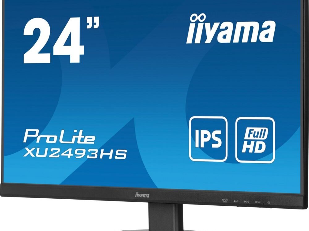 iiyama ProLite XU2493HS-B6 24'' | 1920x1080 IPS | 100Hz | 1ms MPRT | Randloos Design | Full HD Monitor