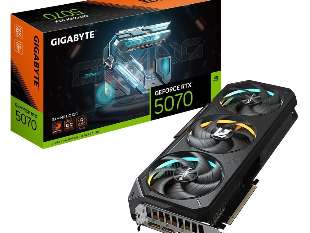 GIGABYTE GeForce RTX 5070 GAMING OC | 12GB GDDR7 | DLSS 4 | Videokaart | Nvidia GPU