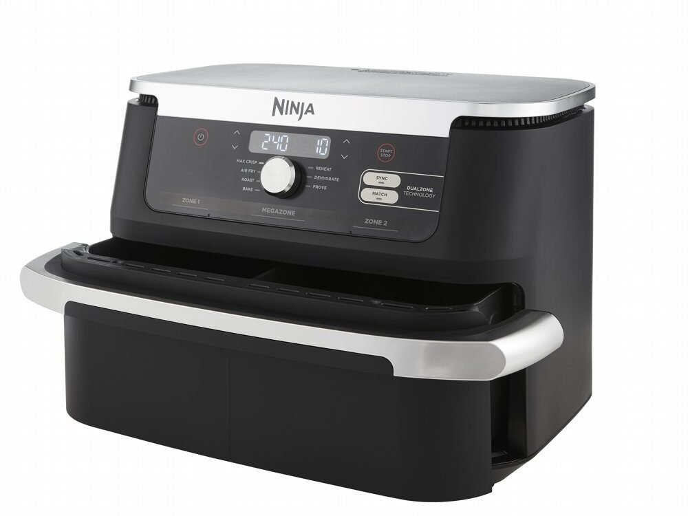 Ninja AF500EU | Airfryer XL Dubbele Mand | 10,4 Liter | 2470 Watt | Zwart