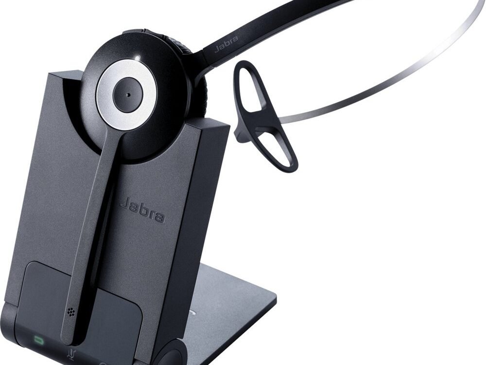 Jabra Pro 920 | Draadloze On-ear Mono Headset | Oplaadstation | Zwart