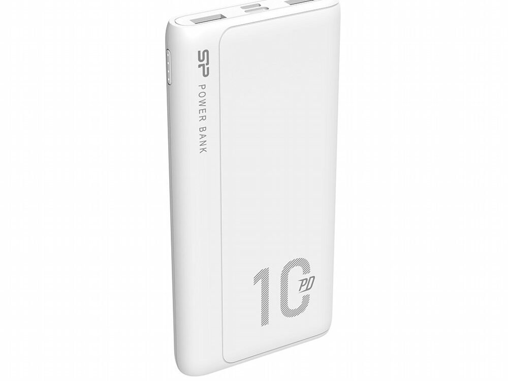 Silicon Power QP15 10000mAh Power Bank | Lithium-Polymeer | Wit