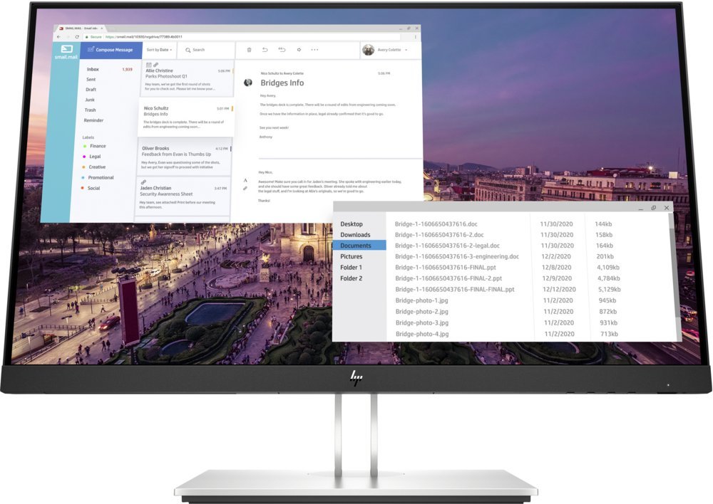 HP E-Series E23 G4 23" | 1920x1080 IPS | 60Hz | Monitor