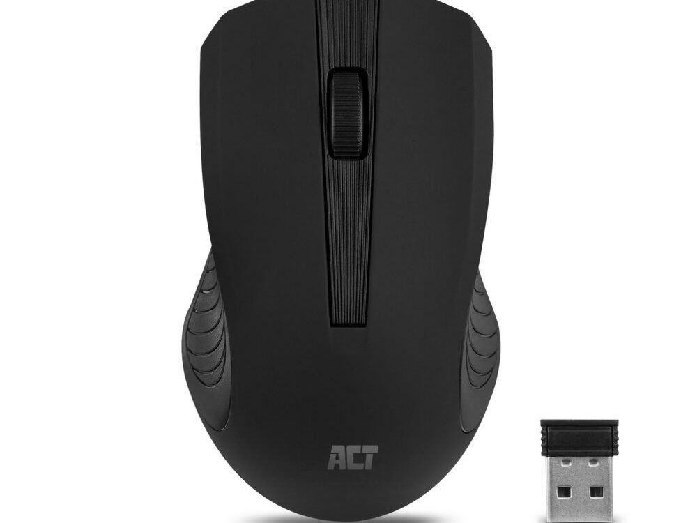 ACT AC5105 | Draadloze Muis | Links- en Rechtshandig | RF | 1000 DPI | Zwart