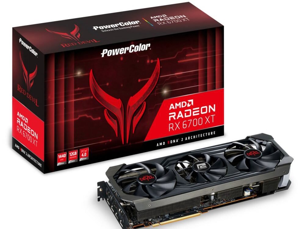 PowerColor Red Devil Radeon RX 6700XT | 12GB GDDR6 VRAM | Videokaart | GPU | AMD