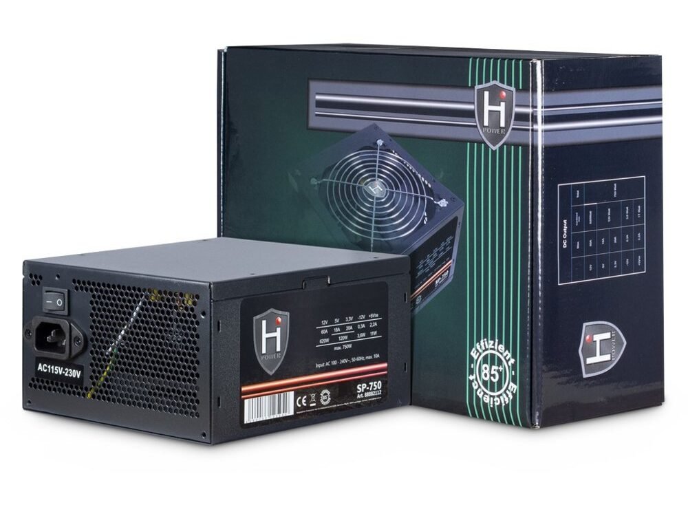 Inter-Tech HiPower SP-750 | 750 Watt PSU | Power Supply | Voeding