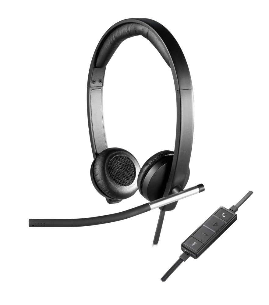 Logitech H650E | Bedrade On-ear Headset USB-A | Zwart