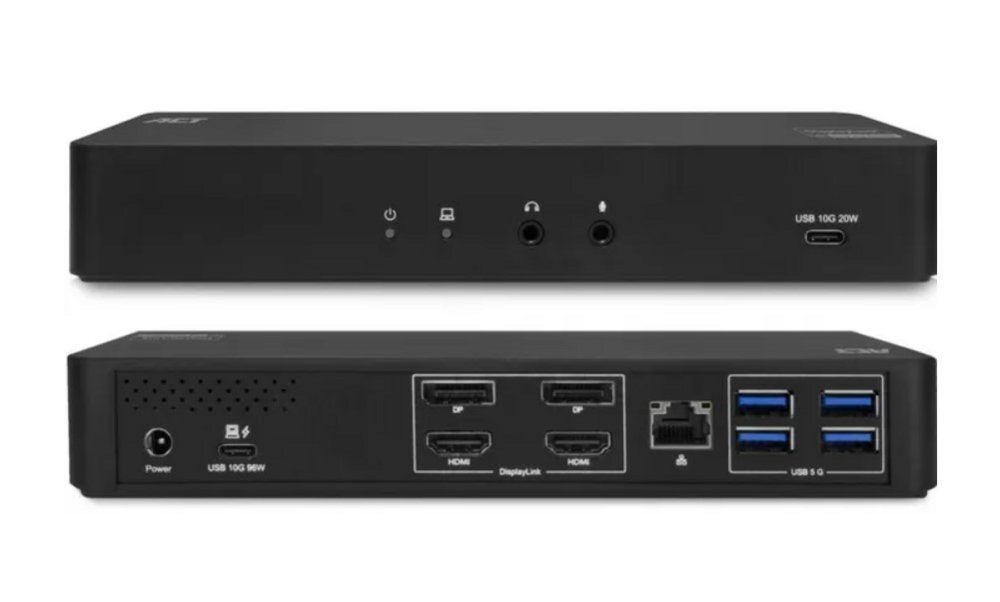ACT AC7160 | 4K Docking Station & Poortreplicator | USB-C 3.2 Gen 2 | Zwart - Afbeelding 2