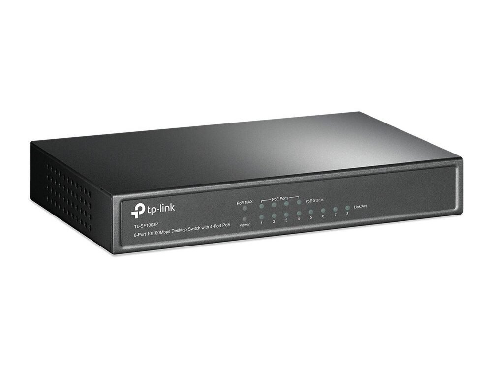 TP-Link TL-SF1008P | Unmanaged Switch | 8-poorts 10/100 Mbps | 4x PoE