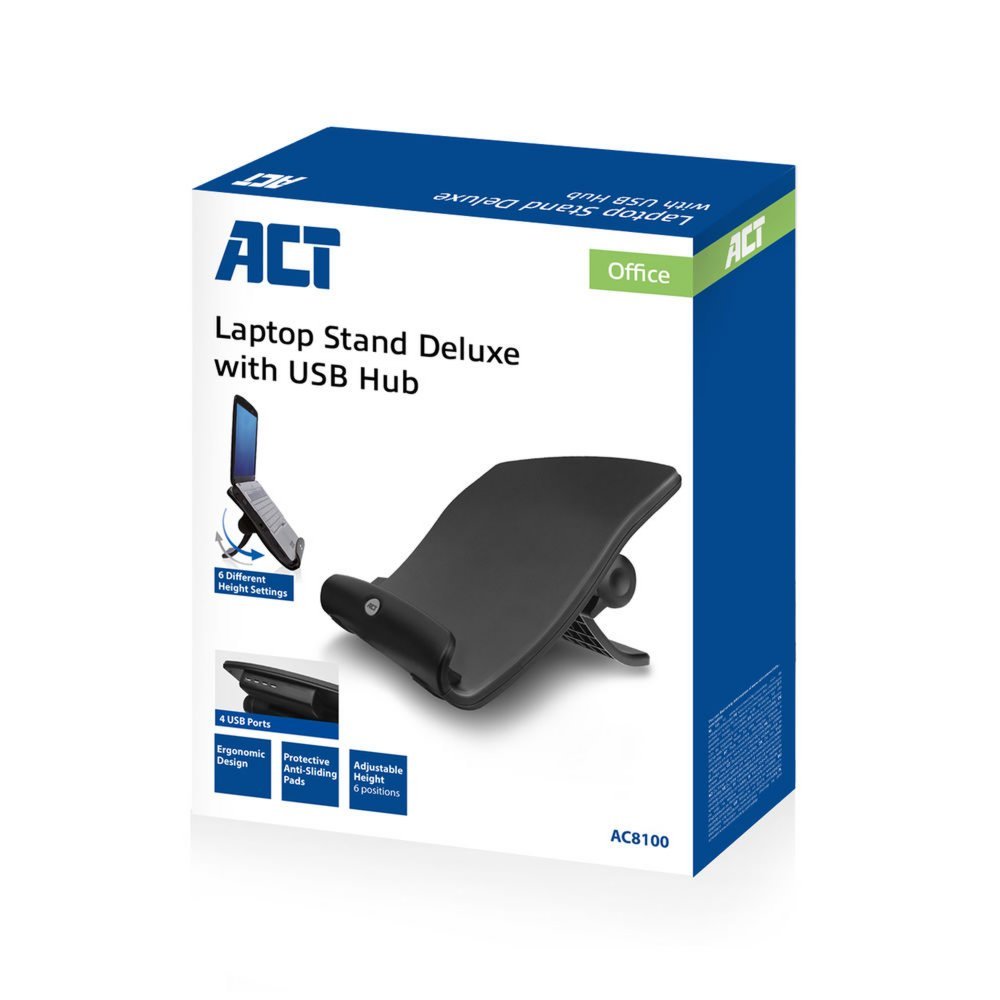 ACT AC8100 | Notebookstandaard 17.3" | Zwart - Afbeelding 5