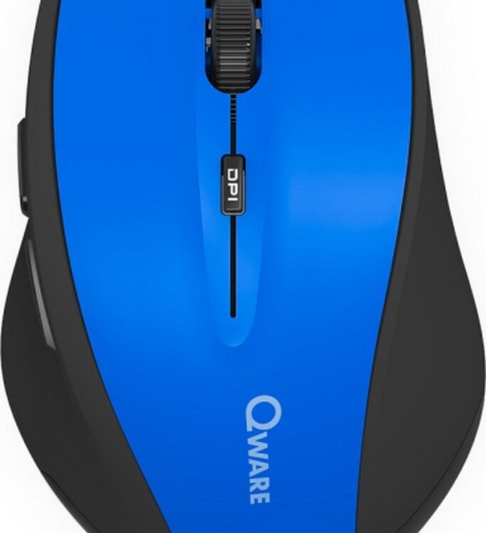 QWARE Wireless Mouse Bolton Blauw