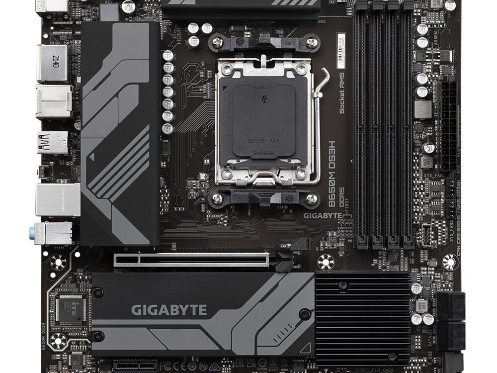 Gigabyte B650M DS3H | Socket AM5 | AMD B650 | 4xDDR5 | Micro-ATX | Moederbord