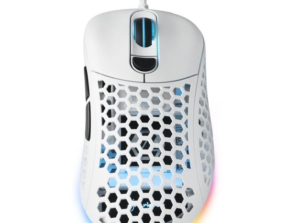 Sharkoon Light² 200 | Bekabelde Gaming Muis | Links- en Rechtshandig | USB-A | 16000 DPI | Wit