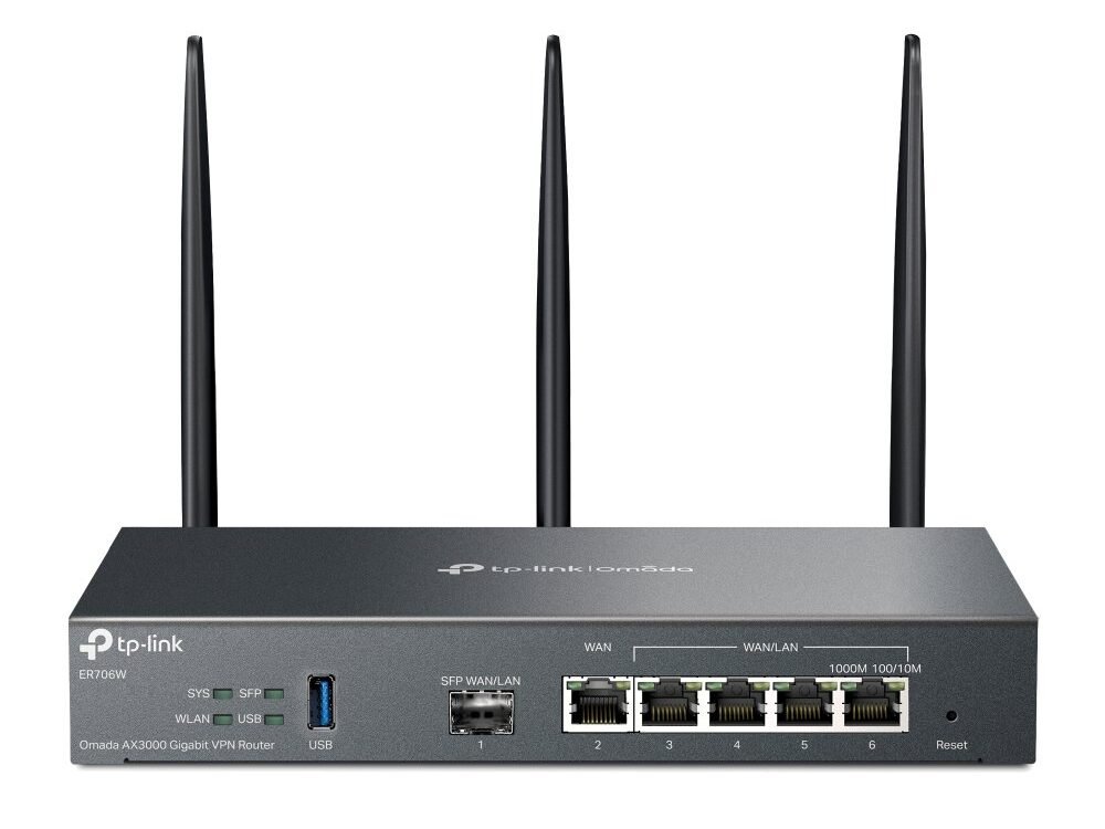 TP-Link Omada AX3000 Gigabit VPN | WiFi 6 Router | Gigabit Ethernet Dual-band (2.4 GHz / 5 GHz) | 2400 Mbit/s
