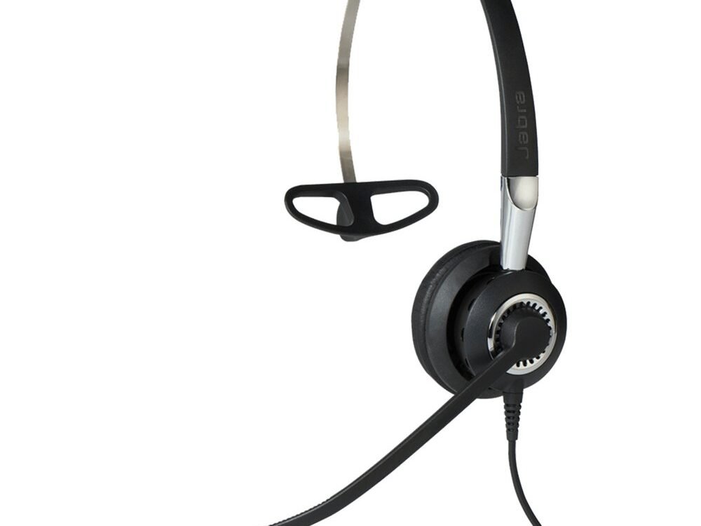 Jabra BIZ 2400 II 3in1 WB Unify | Bedrade On-ear Mono Headset | QD Aansluiting | Zwart/Zilver