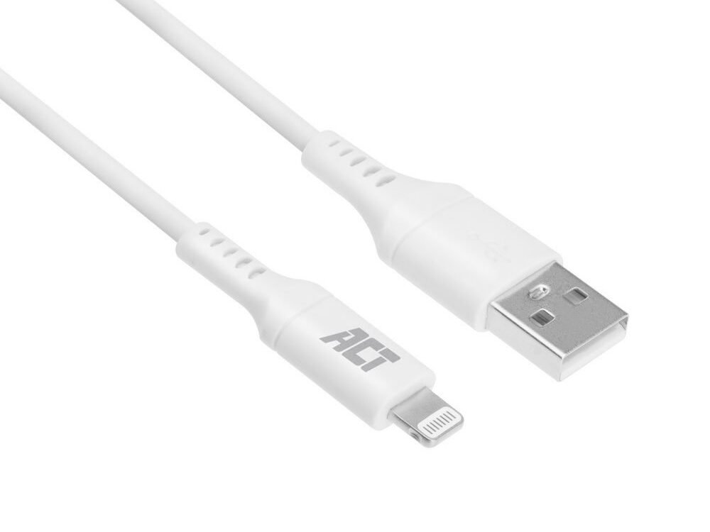 ACT kabel | USB-A naar Lightning | 2 m | Wit | AC3012