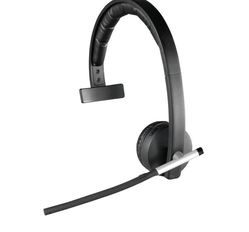 Logitech H820e | Draadloze Mono On-Ear Headset | Zwart
